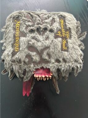 The Noble Collection The Monster Book Of Monsters Plush Pillow NWOT
